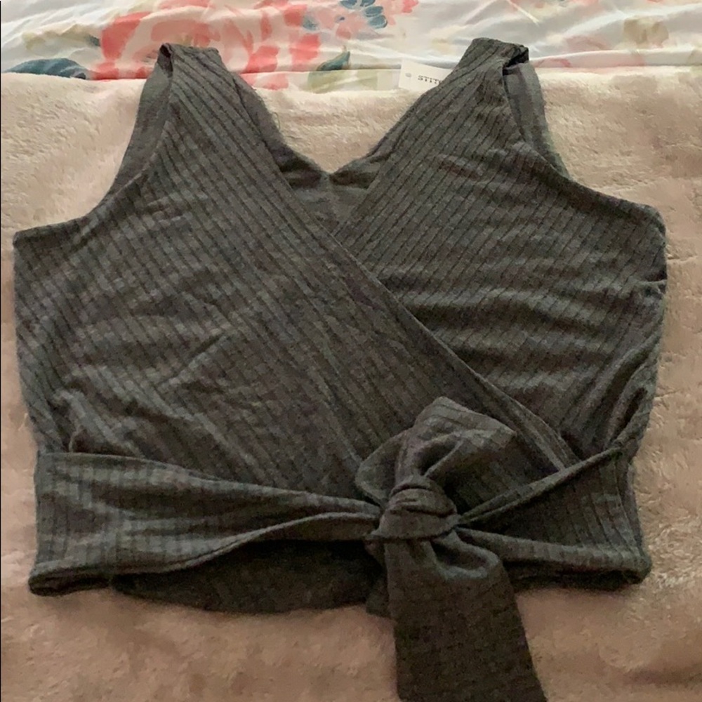 Very nice shirt brand new tags dark gray